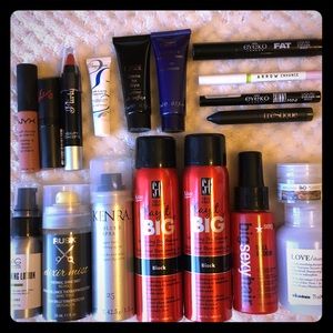 Mix of products from Birchbox and Ipsy